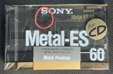 Sony Metal-ES 1988 Blank Cassette Tape C60