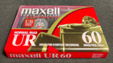 Maxell UR 2002 C60 Blank Cassette Tape Mexico