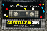 Crystal3300 1988 US(JP) C90 Blank cassette Tape