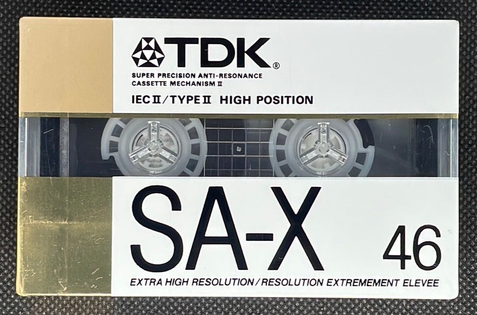 TDK SA-X - 1988 - US - Blank Cassette Tape - New Sealed