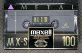 Maxell MX-S 1994 Blank Cassette Tape