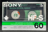SONY HF-S 1986 CA Blank Cassette Tape