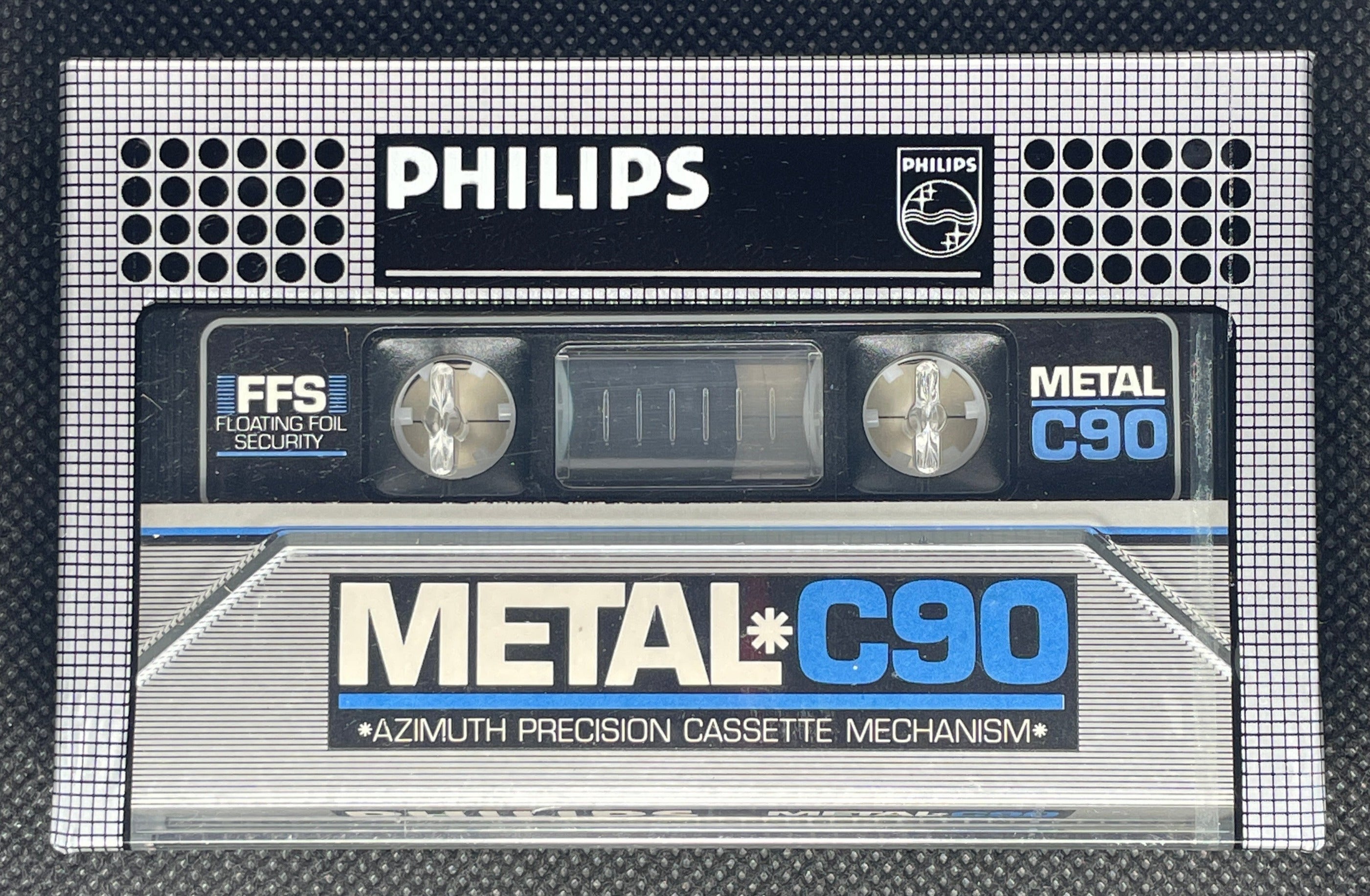 Cassette Audio Philips Metal C90 Vintage 1981 - Neuve Sous Blister, Belgique