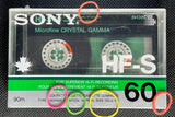 SONY HF-S 1986 CA Blank Cassette Tape
