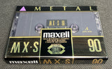 Maxell MX-S 1994 Blank Cassette Tape