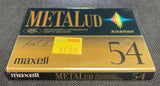 Maxell Metal UD 1992 JP Blank Cassette Tape C54