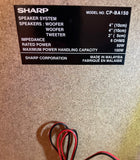 Sharp CP-BA150 Speakers