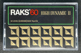 RAKS HD-II 1978 Blank Cassette Tape