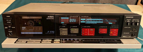 AIWA F770 Cassette Deck 1983 front