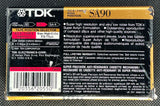 TDK SA 1991 CA C90 back B-Grade