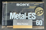 Sony Metal-ES 1988 Blank Cassette Tape C60