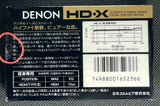 Denon HD-X 1988 JP Blank Cassette Tape C80