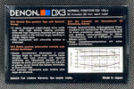 Denon DX3 1985 C60 back