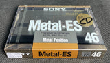 Sony Metal-ES 1988 Blank Cassette Tape C46