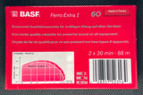 BASF Ferro Extra I 1988 France Blank Cassette Tape C60 Rare