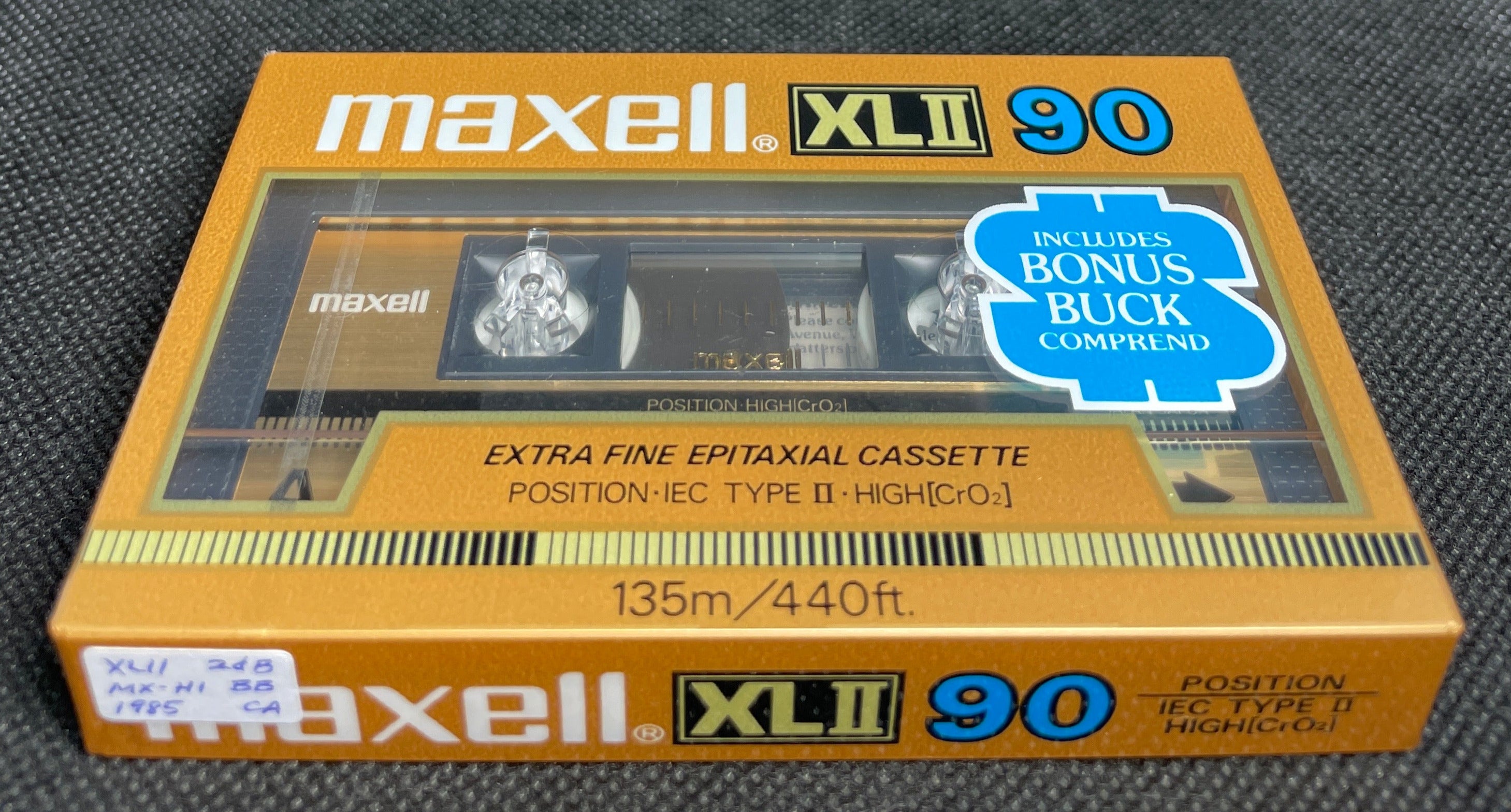 Maxell XLII - 1983/85 - US - Blank Cassette Tape - New Sealed