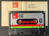BASF CrO2 1972 DE Blank Cassette Tape C90