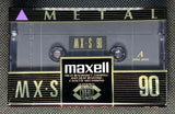 Maxell MX-S 1994 Blank Cassette Tape