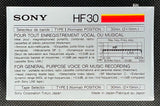 SONY HF 1985 C30 back