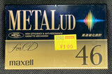 Maxell Metal UD 1992 JP Blank Cassette Tape C46