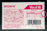 SONY Vocal 16 1983 Blank Cassette Tape