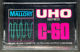 Mallory UHO 1988 US Blank Cassette Tape