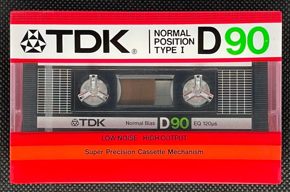 TDK D - 1985 - US - Blank Cassette Tape - New Sealed