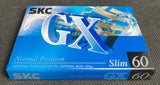 SKC GX 2001 C60 front blank cassette tape