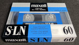 Maxell S-LN C60 1990 front