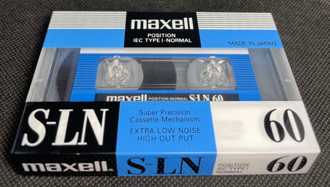 Maxell S-LN C60 1990 front