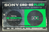 Sony Chrome 1974 C90+2 Blank Cassette Tape