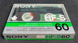 SONY HF-S 1986 CA Blank Cassette Tape