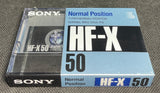 SONY HF-X 1989 C50 Blank Cassette Tape