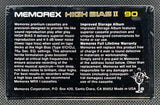 Memorex High Bias II 1982 C90 back