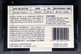 Certron HD 1992 C60 Blank Cassette Tape