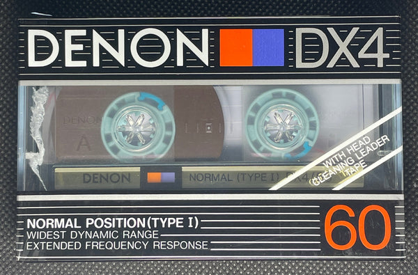 Denon DX4 - 1985 - US - Blank Cassette Tape - New Sealed
