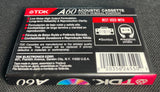 TDK A 1992 TH Blank Cassette Tape C60