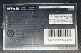 SONY HF-Pro 1987 C80 Blank Cassette Tape back B-Grade