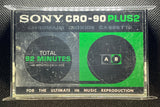 Sony Chrome 1974 C90+2 Blank Cassette Tape