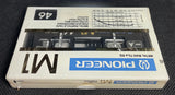 Pioneer M1 C46 1981Blank Cassette Tape wrapper defect