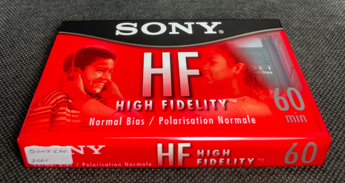 SONY HF - 2001/2003 - US - Blank Cassette Tape - New Sealed