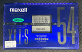 Maxell XLI-S 1994 JP Blank Cassette Tape C54