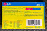 LG SHP 1992 C60 Blank Cassette Tape