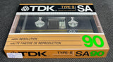 TDK SA 1987 C90 JP top view