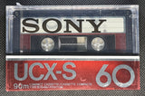 Sony UCX-S 1982 C60 Blank Cassette Tape