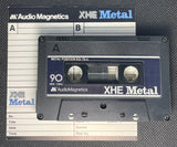 XHE Metal IV 1981 C90 Blank Cassette Tape open view and J-card