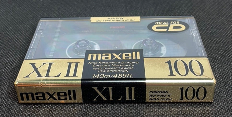 Maxell XLII - 1989 - US - Blank Cassette Tape - New Sealed