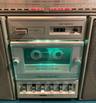 Realistic SCR-8 Boombox 1982 front cassette well outside