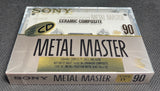 Sony Metal Master 1990 Blank Cassette Tape