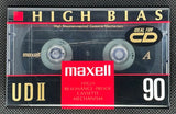 Maxell UD II 1992 C90 front B-Grade